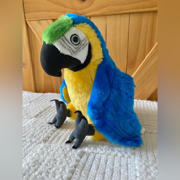 Macaw Parrot Stuffed Animal 12” - Picture 1 of 13